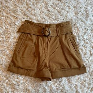 Sezane Rome Shorts Caramel - Size 6